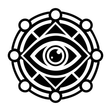 Zihin okuma sembolünün tam biçimli bir simgesi