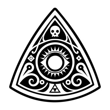 Ouija tahta simgesi tam stil