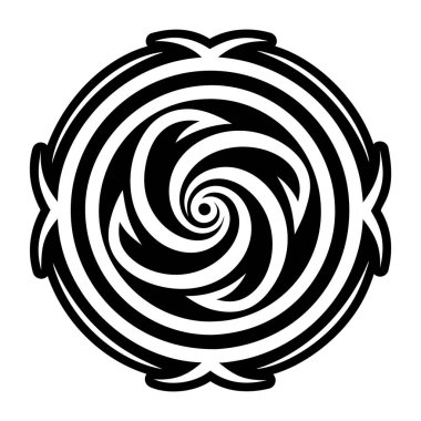 Somut biçimde girdap simgesi simgesi