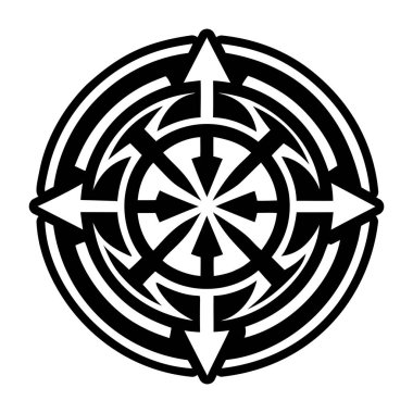 Telekinezi sembol simgesi tam biçiminde