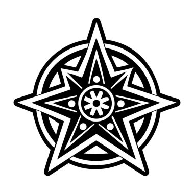 Yıldız teleskopu sembolünün bir simgesi