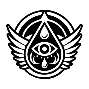 Katı biçimde melek gözyaşı simgesi simgesi