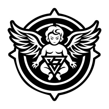 Katı biçimdeki Cherubim simgesi simgesi