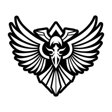 Kuş kanatları sembolünün bir simgesi