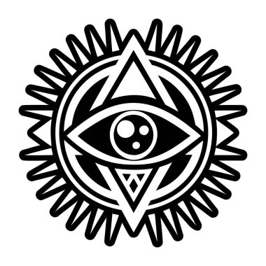 İlahi göz simgesi biçiminde