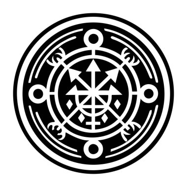 Cennetin mühür sembolünün doldurulmuş bir simgesi