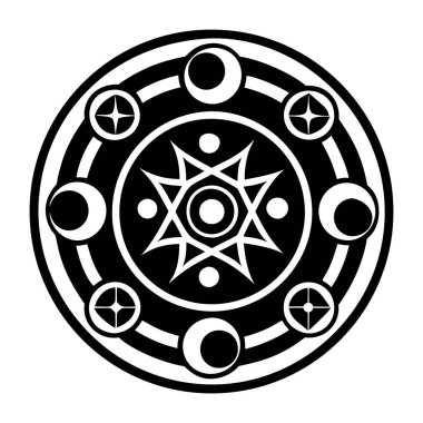 Dolu biçimdeki ay döngüsü simgesi