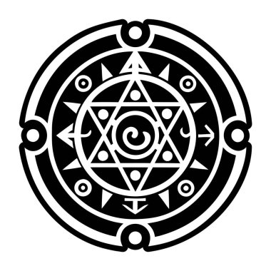 Sihirli mührün sembolü.