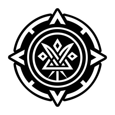 Kader yolu sembolünün tam biçimli bir simgesi