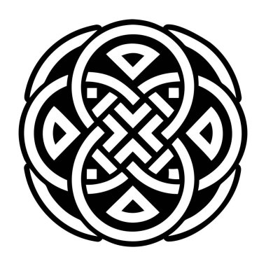 Kutsal düğüm sembolünün katı biçim simgesi