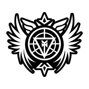 Seraphim kanat sembolünün katı bir simgesi