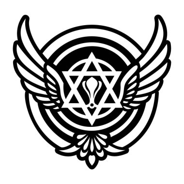 Seraphim sembolünün doldurulmuş bir simgesi