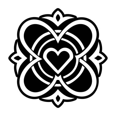 Katı biçimde aşk simgesi simgesi