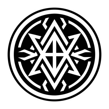 Kabartma biçiminde ruhani işaret simgesi