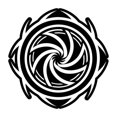 Girdap güç sembolünün bir simgesi