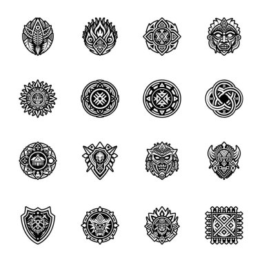 Etnik kabile dövmesi.