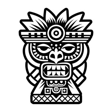 İzole Meksika kafatası tasarımı