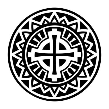 Afrika inancı sembolünü tasvir eden sembol