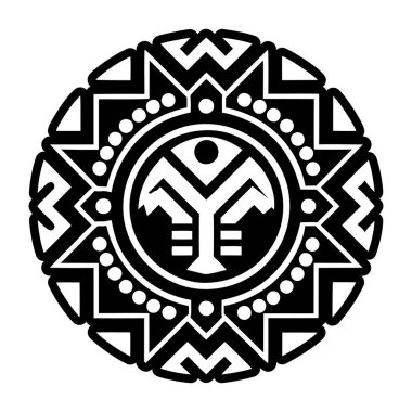 Geleneksel Afrika sembolünün sembolü.