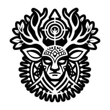 Ormanın ruh portresini tasvir eden bir sembol.