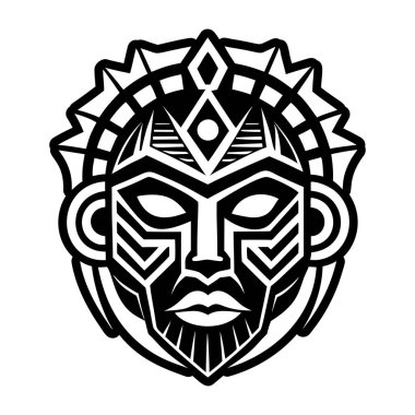 Afrika kabilesi tanrı maskesi, sembol