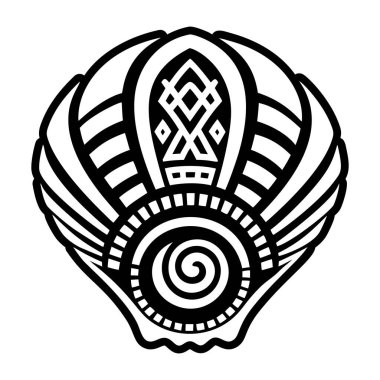 Boyalı kabuk kabuk biçim simgesi