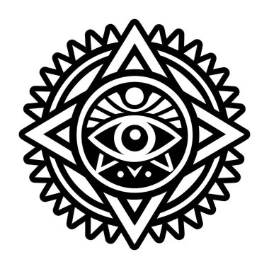 Kutsal göz sembolünün sembol biçimindeki sembolü