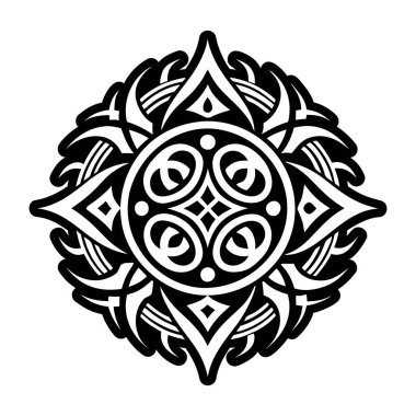 Bir kabile motifinin sağlam bir simgesi