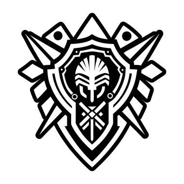 Savaşçı arması dövme simgesi şekli