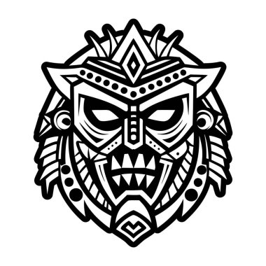 Savaşçı maskesinin sembolü.