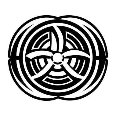 soyut geometrik siyah ve beyaz