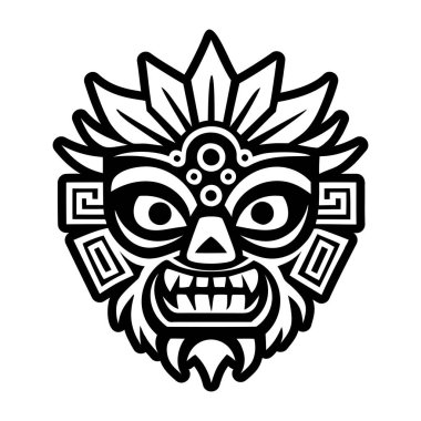 maske simgesi vektör illüstrasyonu