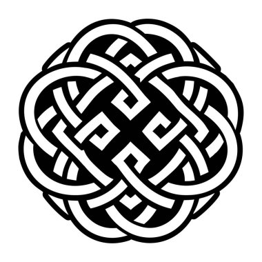 Kelt düğümleri dövme simgesi biçiminde