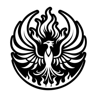 Anka Kuşu simgesini glifli olarak ateşle