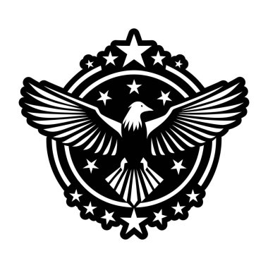 Uçan kuzgun dövme simgesi.