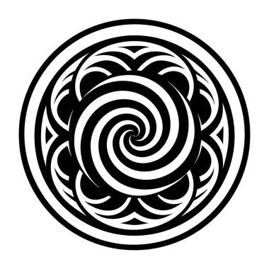 Altın spiral motif, kabartma biçim simgesi