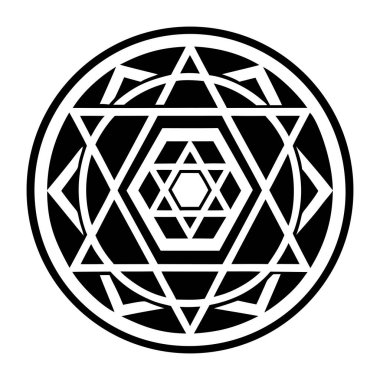 Kutsal bir sembolün sembolü.