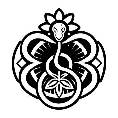 Yılan sembolünün kabartma biçimi simgesi