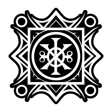 Tarot sembolünün kabartma biçimi simgesi