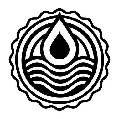 Su sembolünün katı biçim simgesi