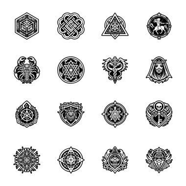 Siyah kabile dövmeleri var..