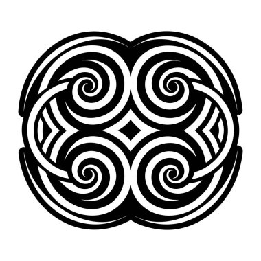 Dolu biçimdeki çift sarmal simge