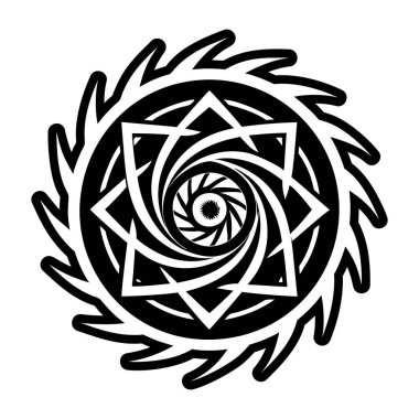 Enerji girdabının katı biçim simgesi