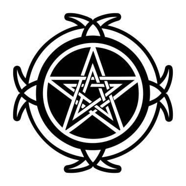 Pentagram sembolünün tam biçimli simgesi