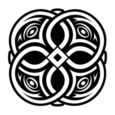Kabartma biçiminde Kelt sembol simgesi
