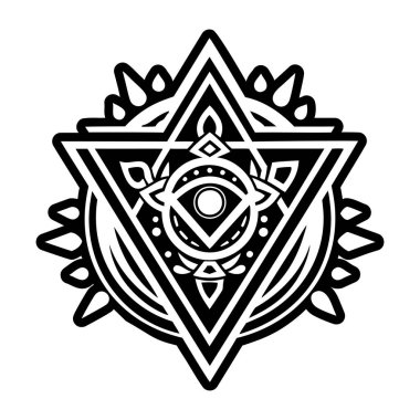 Sihirli tılsım simgesi tam biçiminde