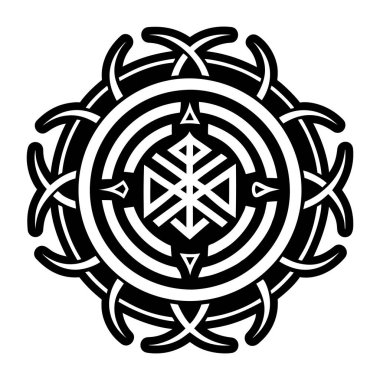 Katı biçimdeki Rune enerji simgesi simgesi