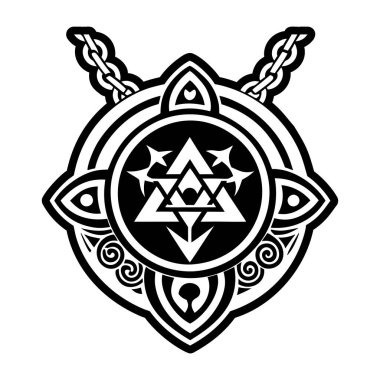 Tılsım kolyesi sembolünün sembolü.