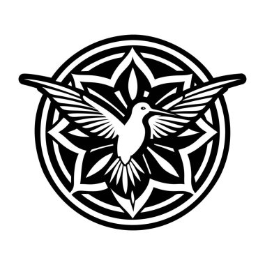 Sinekkuşu sembolü tasvir eden bir simge