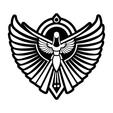 IŞİD kanatlarının sembolü.